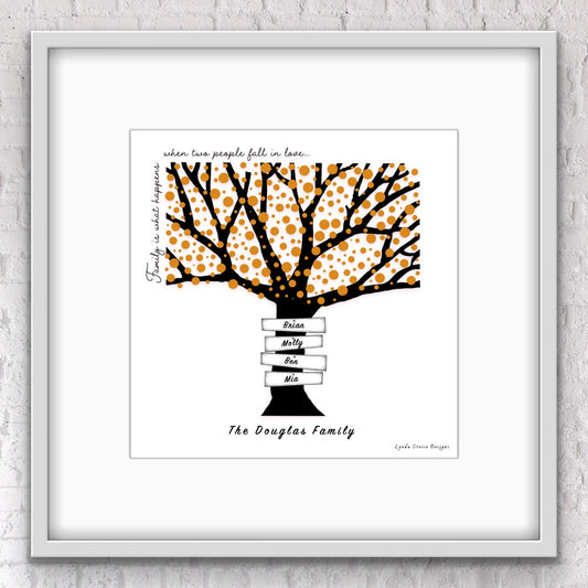 Family Tree - The Colourful Collection - Design One