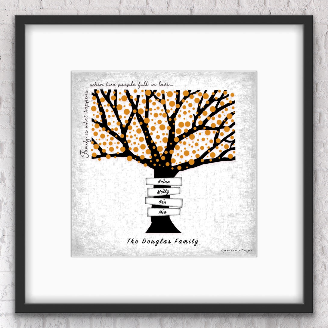 Family Tree - The Colourful Collection - Design One